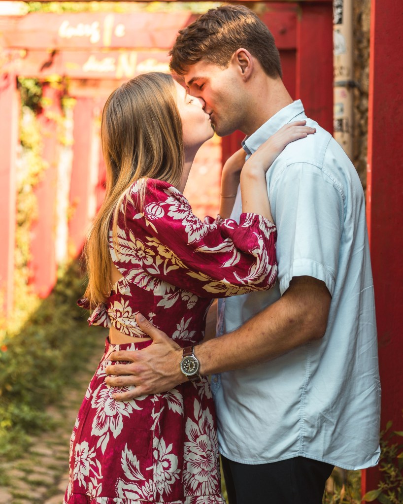 Couple en séance photo Brest